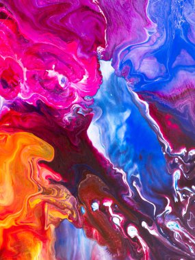 Soyut parlak el boyalı arka plan.