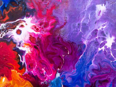 Soyut parlak el boyalı arka plan.