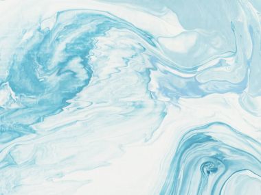 Mavi mermer soyut el boyalı arka plan