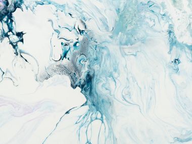 Mavi ve pembe sanat el boyalı arka plan.