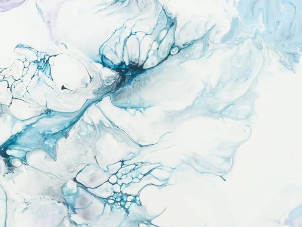 青い大理石抽象的な手描きの背景. — ストック写真
