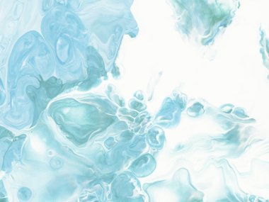 Mavi mermer soyut el boyalı arka plan