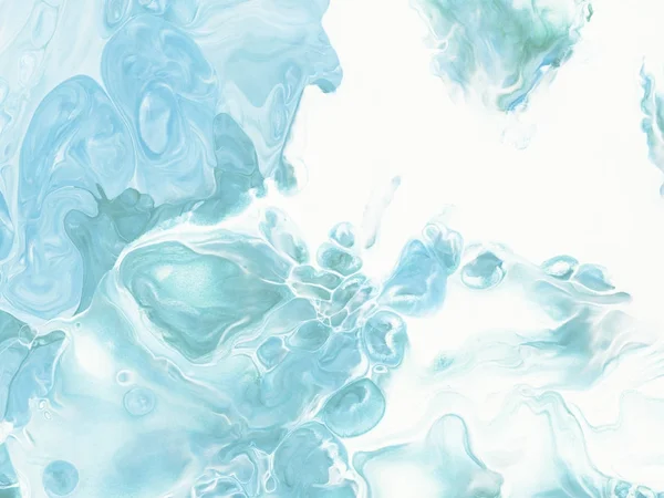 Mavi mermer soyut el boyalı arka plan