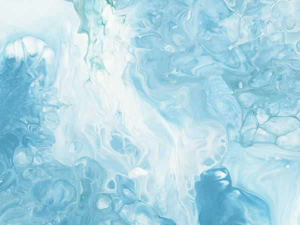 Mavi mermer soyut el boyalı arka plan