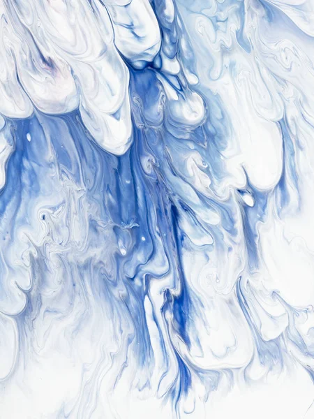 Синий мрамор творческий абстрактный фон ручной работы — стоковое фото