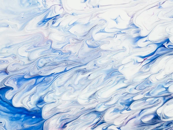 Синий мрамор творческий абстрактный фон ручной работы — стоковое фото