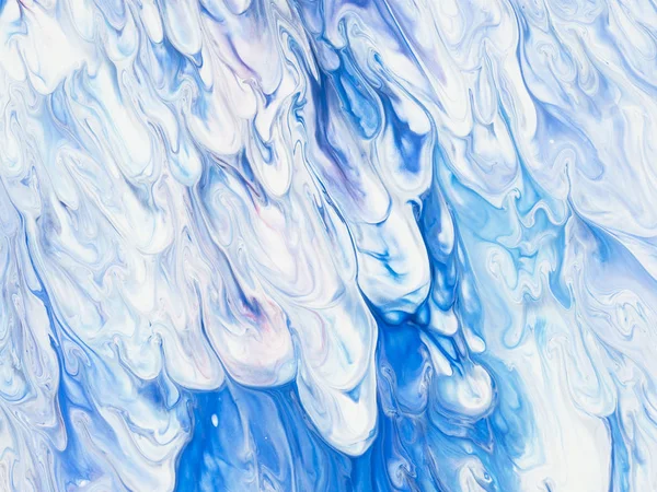 Mavi mermer yaratıcı soyut el boyalı arka plan — Stok fotoğraf