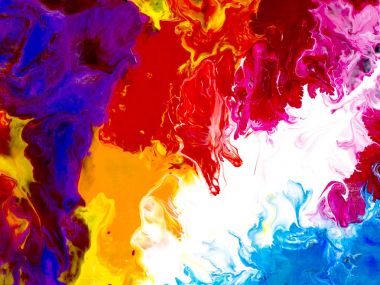 Renkli yaratıcı soyut el boyalı arka plan