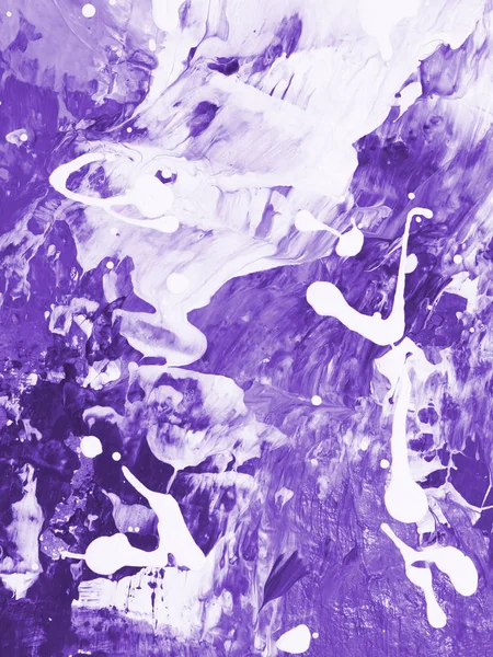 Ultra Violet abstract hand painted background.