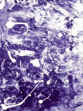 Ultra Violet soyut el boyalı arka plan.