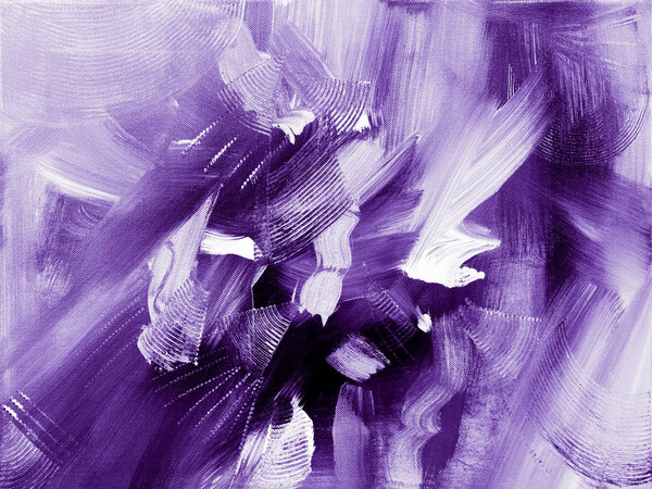 Ультрафиолетовый фон, расписанный вручную
