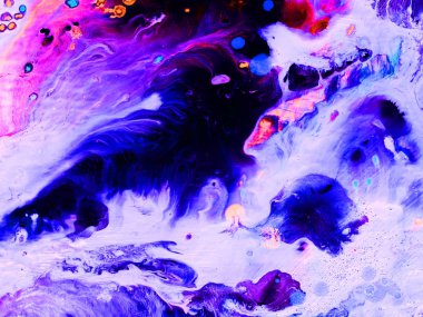 Neon soyut el boyalı arka plan