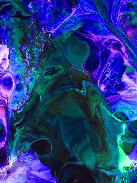 Neon abstrakt handmålade bakgrund — Stockfoto