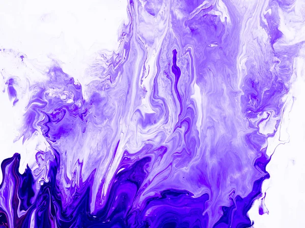Azul e violeta mármore abstrato pintado à mão fundo — Fotografia de Stock