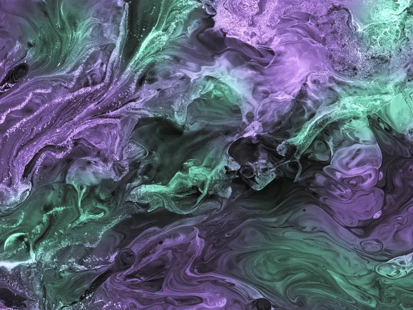 Зеленый и фиолетовый абстрактный фон — стоковое фото