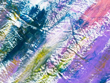 Soyut yaratıcı el fırça darbeleri ile arka plan boyalı