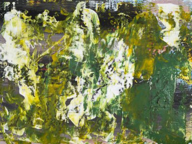 Yeşil soyut el boyalı arka plan