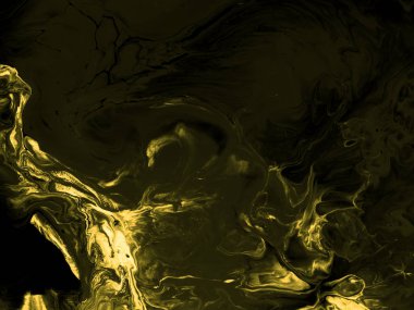 Altın rengi, soyut el boyası arka plan, mermer doku.