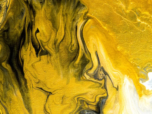Zlato kreativní abstraktní ručně malované pozadí — Stock fotografie