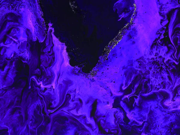 Neón rosa y violeta abstracto pintado a mano de fondo — Foto de Stock