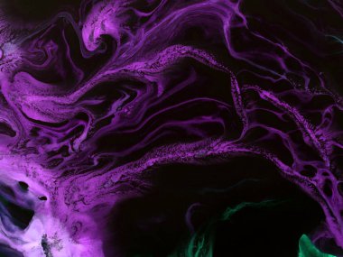 Soyut sanat eseri pembe resim, yaratıcı el boyası arka plan, mermer doku, tuval üzerine akrilik resim parçası, soyut okyanus. Modern sanat. Çağdaş sanat.