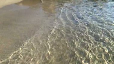 Sandy beach, temiz deniz suyu