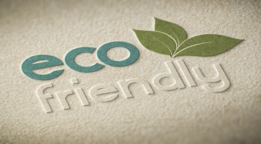 Eco dostu 3d gerçekçi illüstrasyon