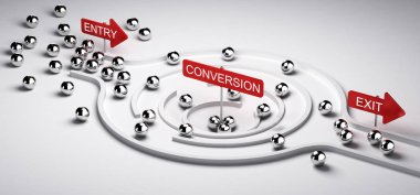 Marketing Conversion Funnel clipart
