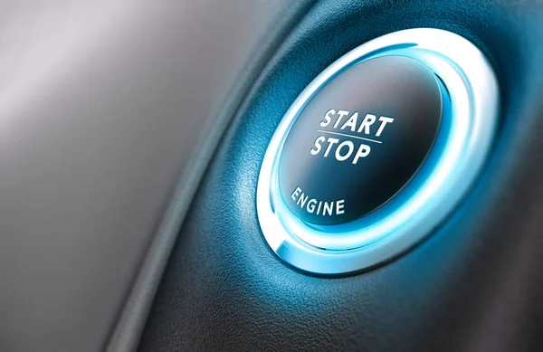 Car Stop Start System — Stock Photo, Image