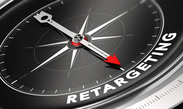 Retargeting behawioralne i remarketingu koncepcja — Zdjęcie stockowe