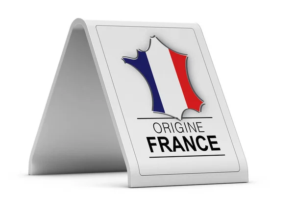 Origine Francia segno — Foto Stock