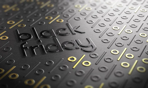 Black Friday Event Sign — Stock Photo, Image