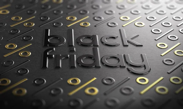 Black Friday Event Sign — Stock Photo, Image