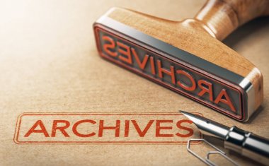 Archives, Archived Documents clipart