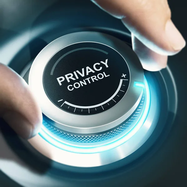 Privacy Control Settings — Stock Photo, Image