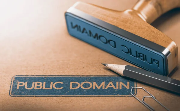 Public Domain-Material. Rechte an geistigem Eigentum abgelaufen. — Stockfoto
