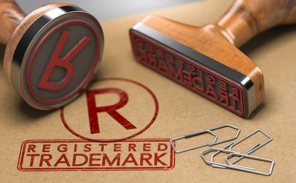 Registered Trademark Concept — Stock Photo, Image