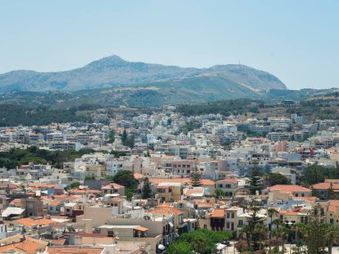 Rethymnon, Yunanistan, Girit kentinin manzarası
