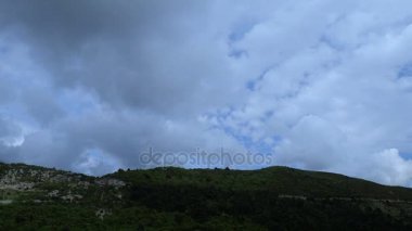 Timelapse, gökyüzü, bulutlar, miuntain