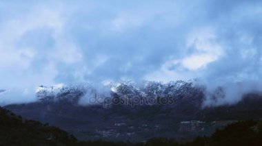 Timelapse, gökyüzü, bulutlar, miuntain