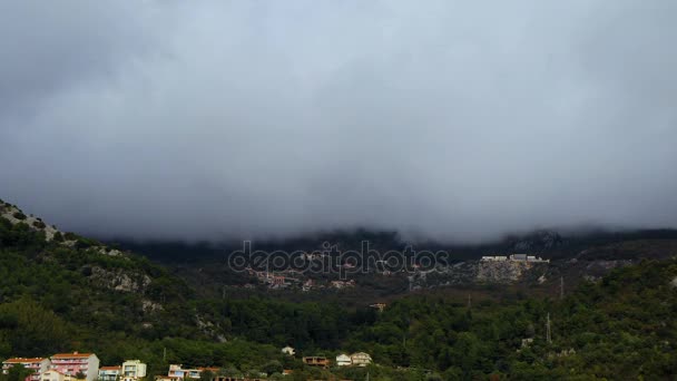 Timelapse, céu, nuvens, miuntain — Vídeo de Stock