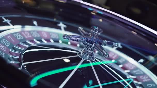 Budva, Monténégro - 19 janvier 2020 : Casino Roulette — Video