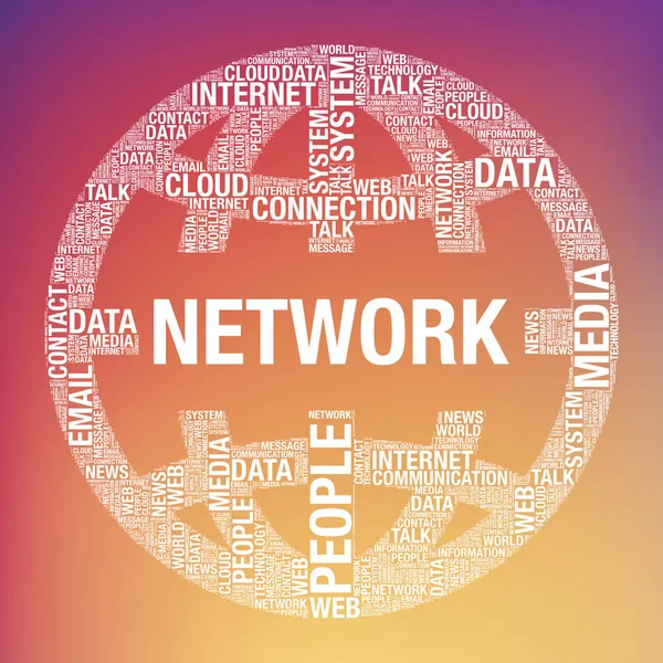 Svět globe připojení sítě technologie koncept vektorové ilustrace — Stockový vektor