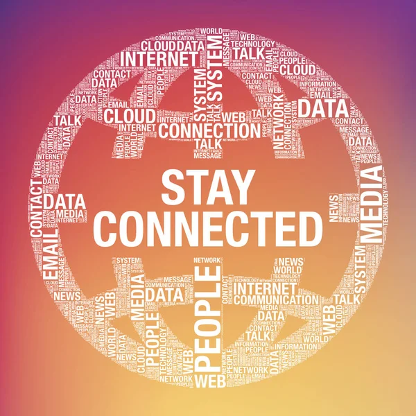 世界全球连接网络技术概念矢量图 — 图库矢量图片