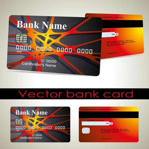 Client de la carte bancaire. Vecteur. La conception d'une disposition de carte de crédit . Vecteur En Vente