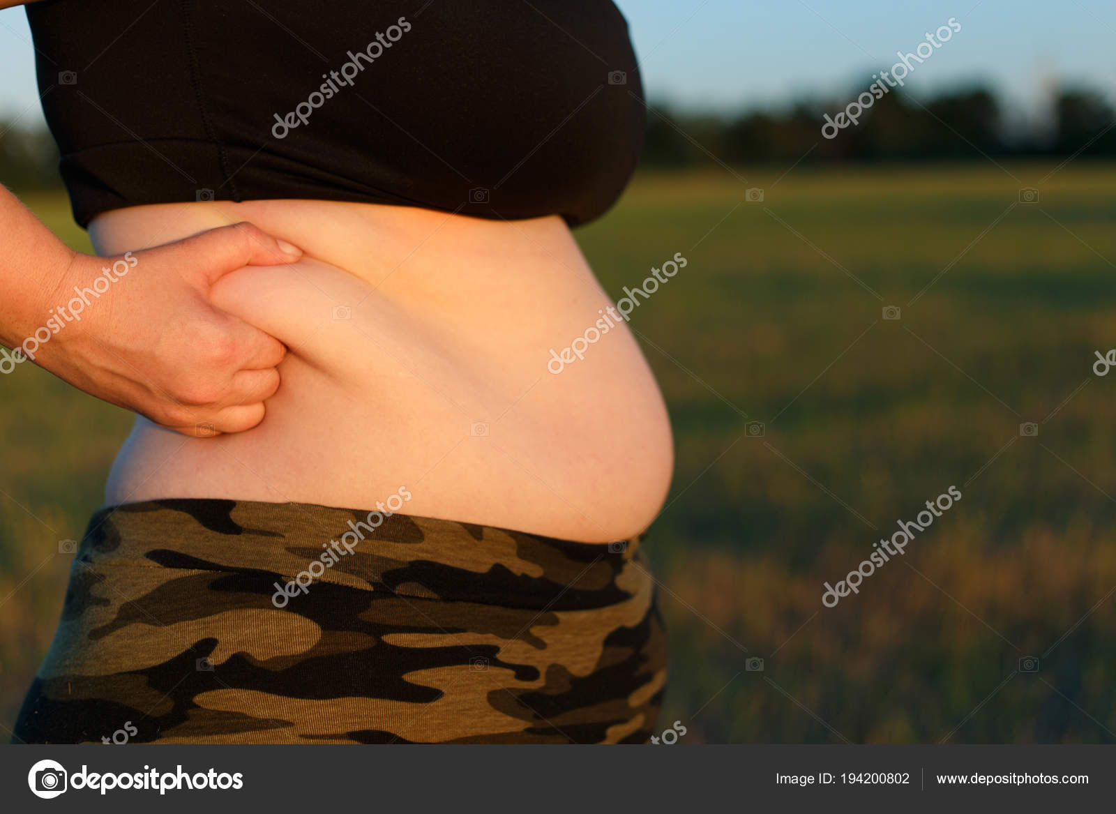 fat woman in pants