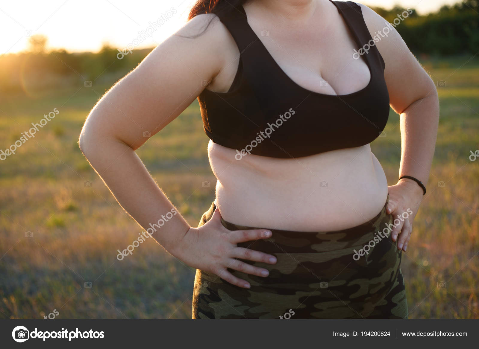 fat woman in pants
