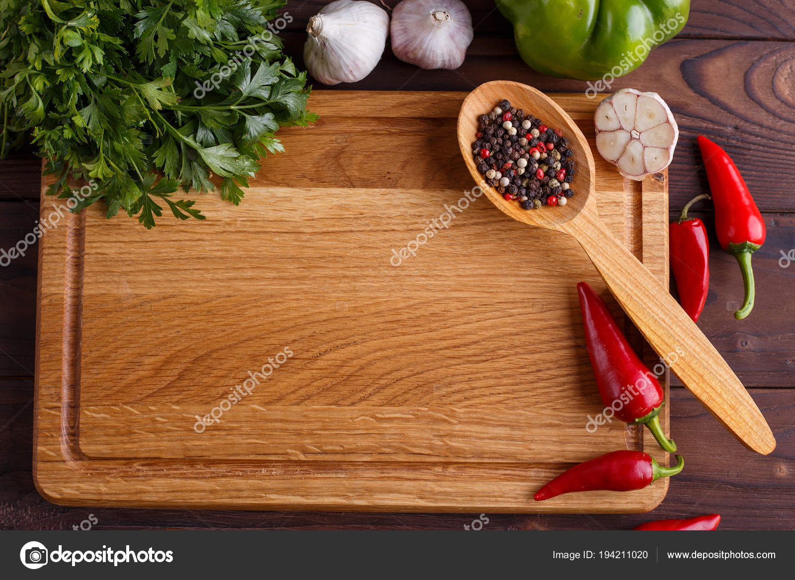 Kitchen background, cooking concept, free space for advertisemen Stock  Photo by ©Wadym 194211020