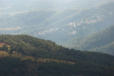 Dağ köyü görünümü