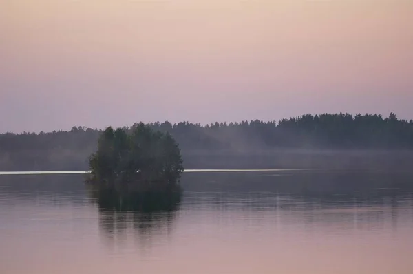 Ostrov on a lake — стоковое фото